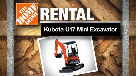 how much to rent a mini excavator at home depot|mini excavator with hammer rental.